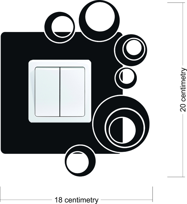 Samolepka pod vypínač Bubliny Bolia