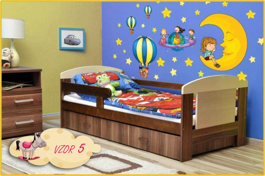 Samolepka Měsíc a balóny 50 x 130 cm POSLEDNÍ KUS