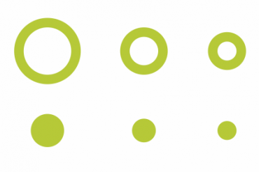 Samolepka na zeď DECOR KOLEČKA, 111ks