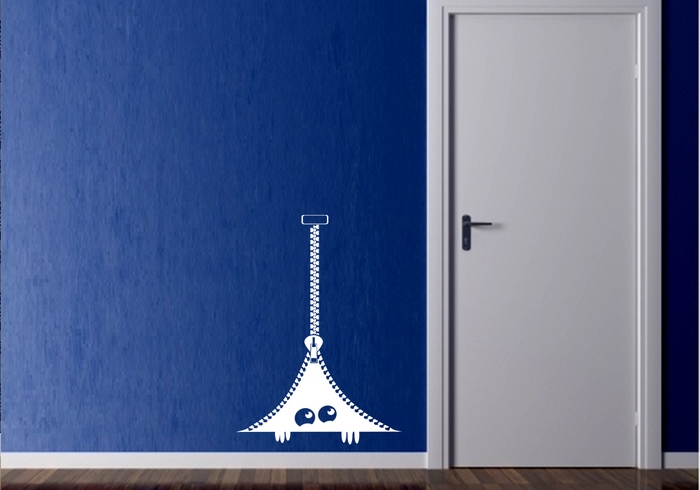 Samolepka na zeď Strašidýlko ve zdi