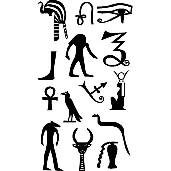 Samolepka na zeď Egyptské znaky
