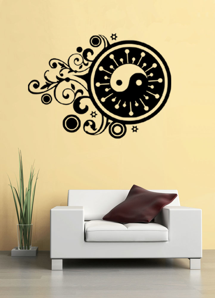 Samolepka na zeď Jing jang