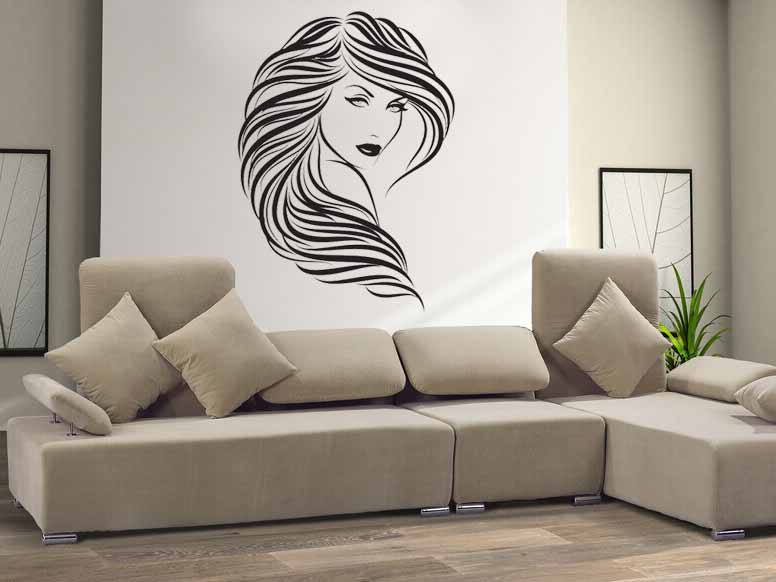 Samolepka na zeď Krásná žena