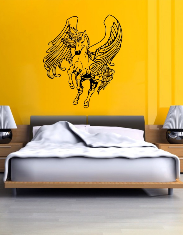 Samolepka na zeď Létající kůň Pegas