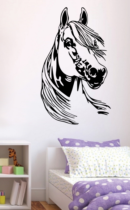 Samolepka na zeď Hlava koně 3