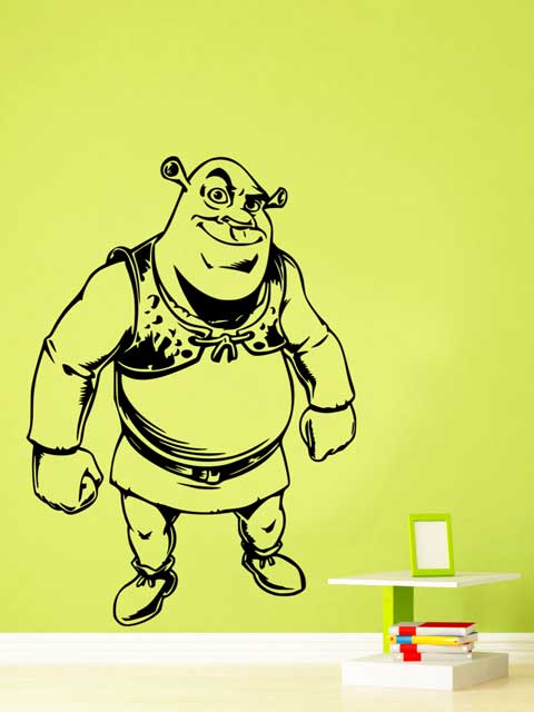 Samolepka na zeď Shrek