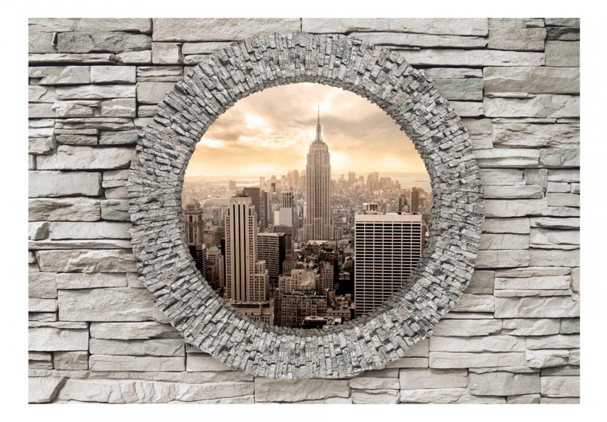 Fototapeta - Tajemné okno do New Yorku