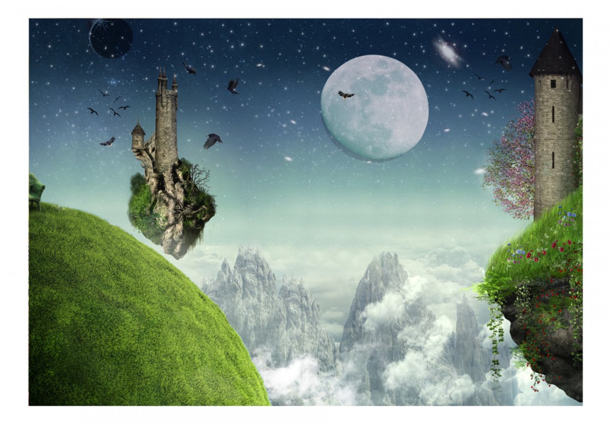 Fototapeta - Přelet nad horami