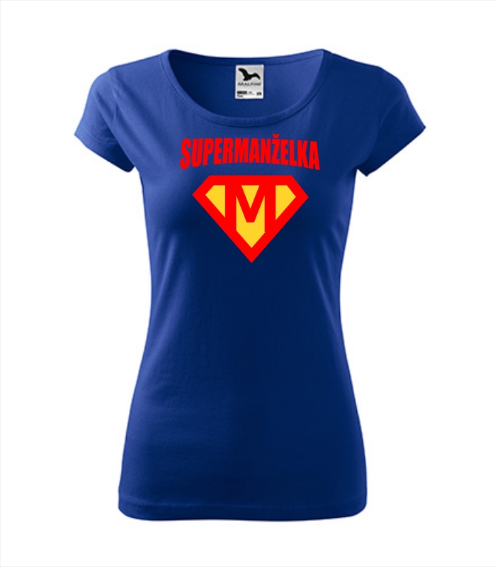 Dámské tričko Super manželka, supermáma, superbabička