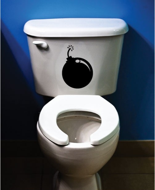 Samolepka na WC Bomba