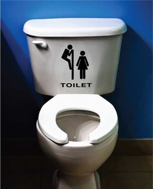 Samolepka na WC Šmírák