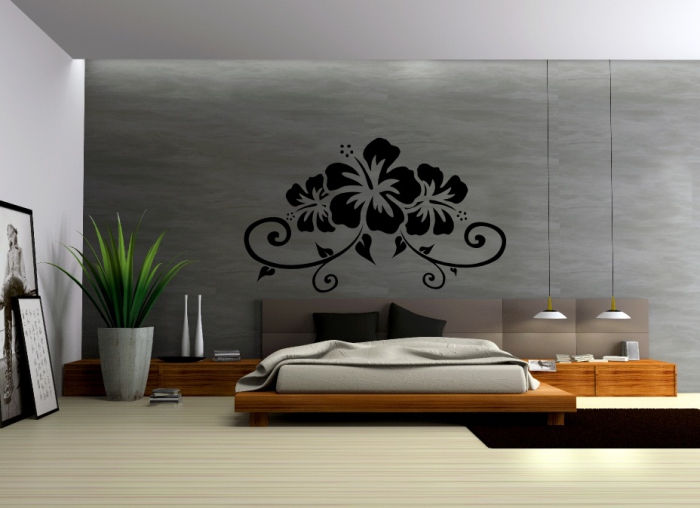 Samolepka na zeď Květinový ornament
