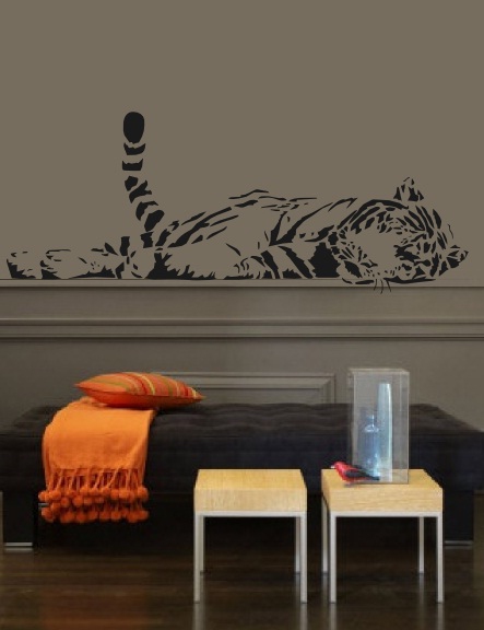 Samolepka na zeď Spící tygr - HIT