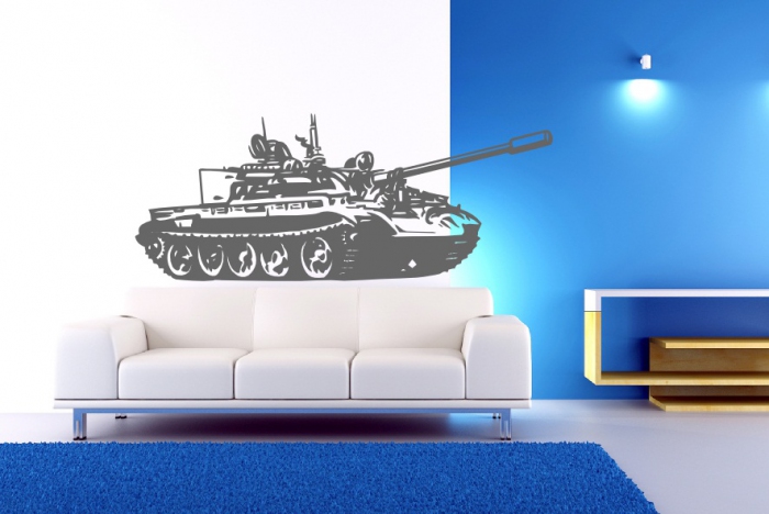 Samolepka na zeď Tank