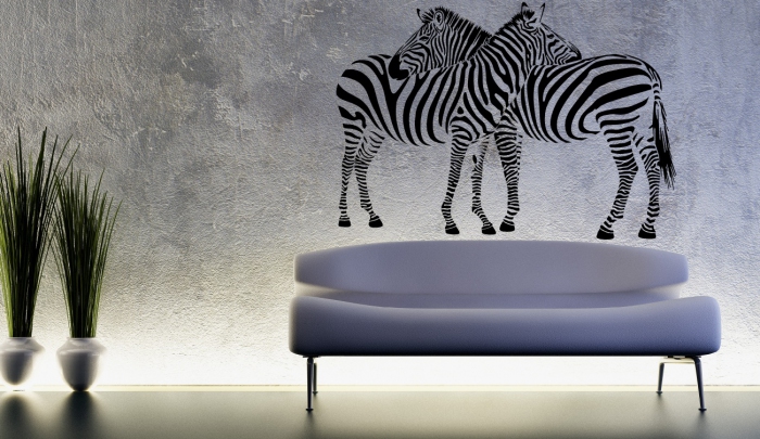 Samolepka na zeď Zebry