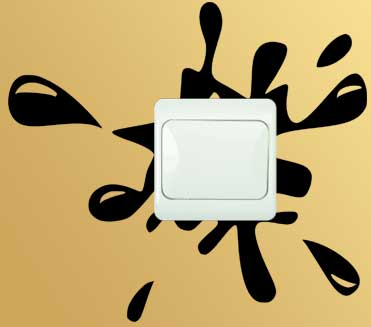 Samolepka pod vypínač Kaňka