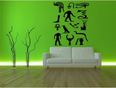 Samolepka na zeď Egyptské znaky