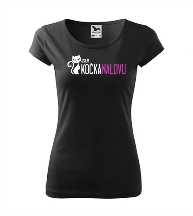 Dámské tričko Jsem kočka na lovu