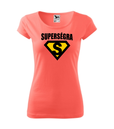Dámské tričko Super manželka, supermáma, superbabička