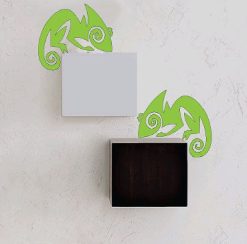 Samolepka na zeď Chameleon