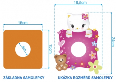 Samolepka pod vypínač - Zahrádka POSLEDNÍ KUS