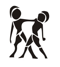 Samolepka na zeď Znamení zvěrokruhu Blíženci
