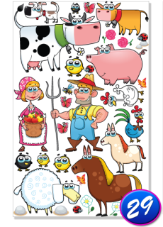 Samolepka Farma 60 x 100 cm POSLEDNÍ KUS