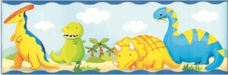 Samolepka DINOSAUŘI 40,7x15,2 cm 3x, DOPRODEJ
