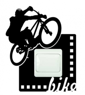 Samolepka pod vypínač Bike