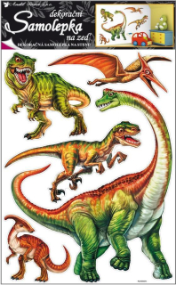 Samolepka Room Decor dinosauři 70x42cm