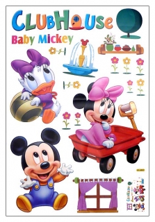 Samolepka na zeď Mickey Mouse Junior 60 x 90 cm