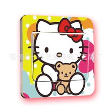 Samolepka na vypínač Hello Kitty 9 x 9 cm