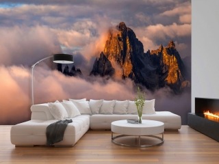 Fototapeta - Skály nad mraky