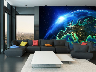 Fototapeta - Země ve vesmíru