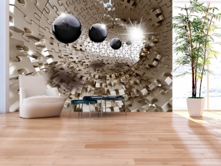 Fototapeta - Zlatá skládanka