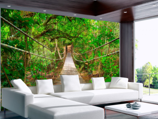 Fototapeta - Most do zeleně