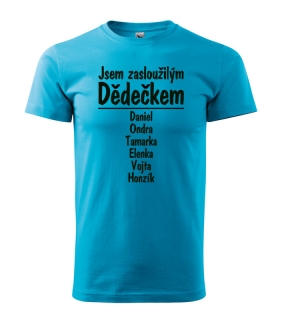 Pánské tričko Jsem zasloužilým dědečkem