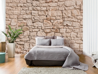 Fototapeta - Přírodní kamenná stěna