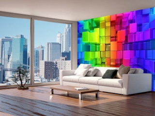 Fototapeta - Barevná skládanka