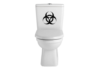 Samolepka na WC Bio-hazard