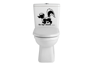 Samolepka na WC To byl skunk...