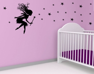 Samolepka na zeď Kouzelná víla