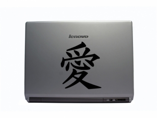 Samolepka na notebook Čínský znak LÁSKA